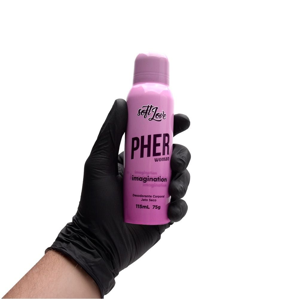 Pher Perfume Aerossol Feromônio 115ml Soft Love
