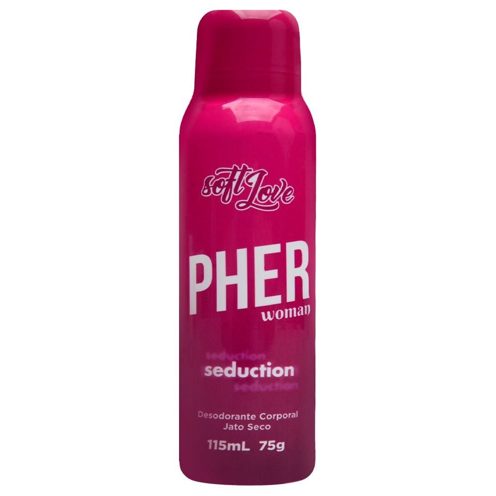 Pher Perfume Aerossol Feromônio 115ml Soft Love