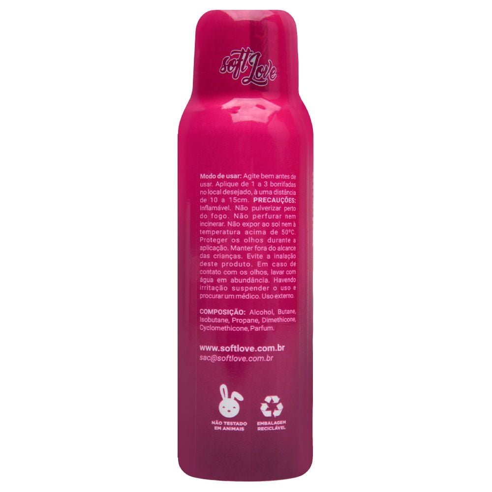 Pher Perfume Aerossol Feromônio 115ml Soft Love
