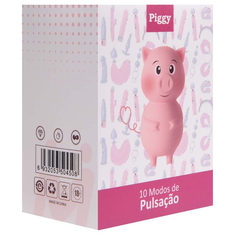 Piggy Vibrador Com 10 Modos De Pulsação Sexy Import