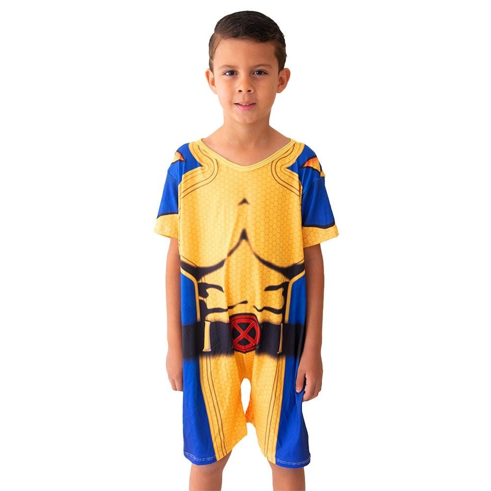 Pijama Infantil Fantasia Wolverine Gota De Sonho