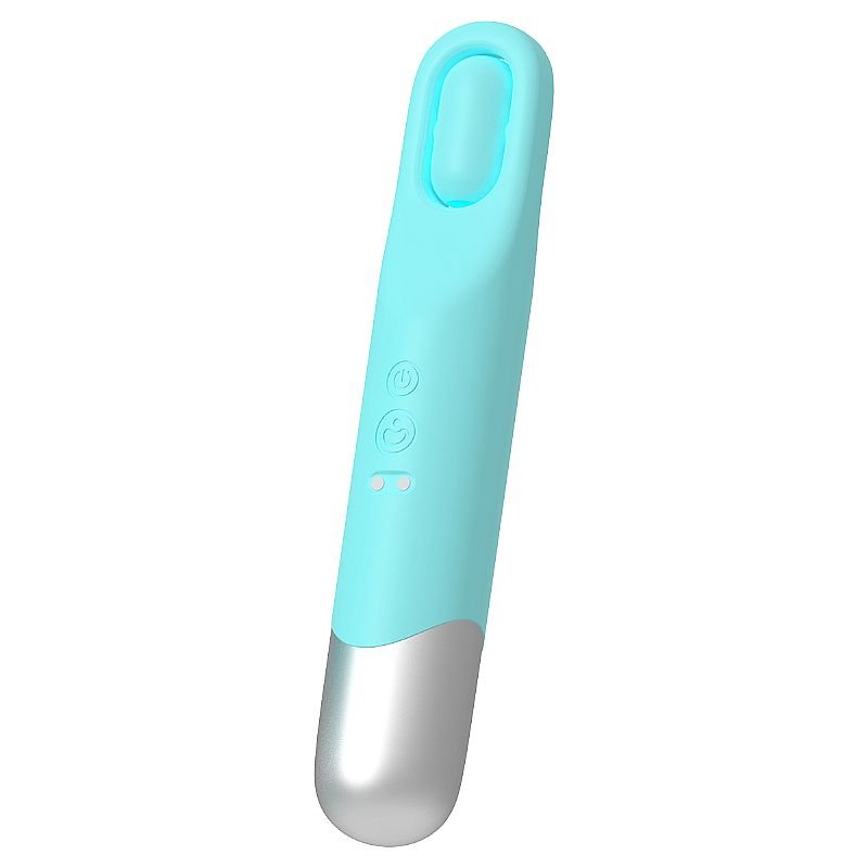 Pincel com vibrador estimulador de clitóris - Rosa