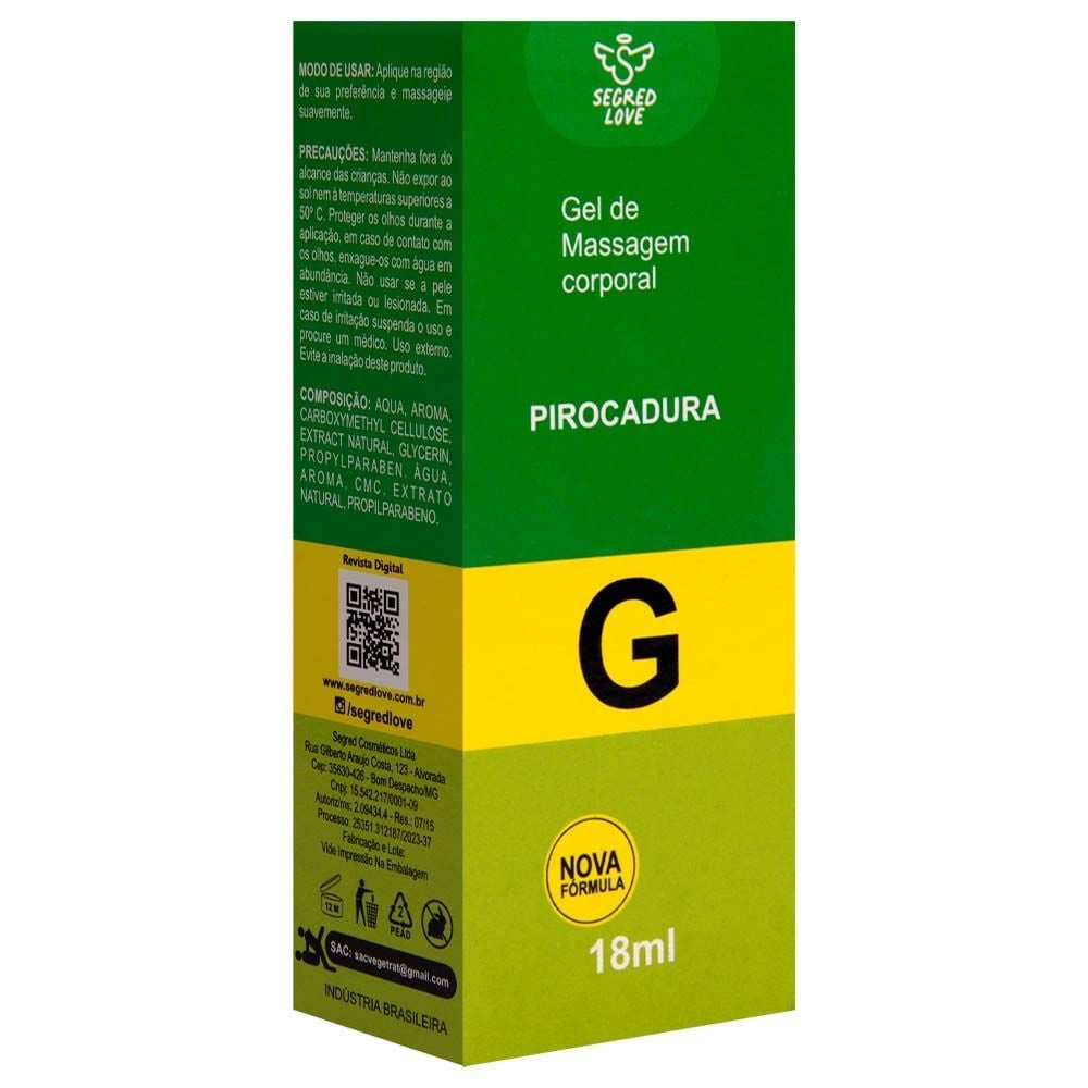 Pirocadura Excitante Masculino 18ml Segred Love