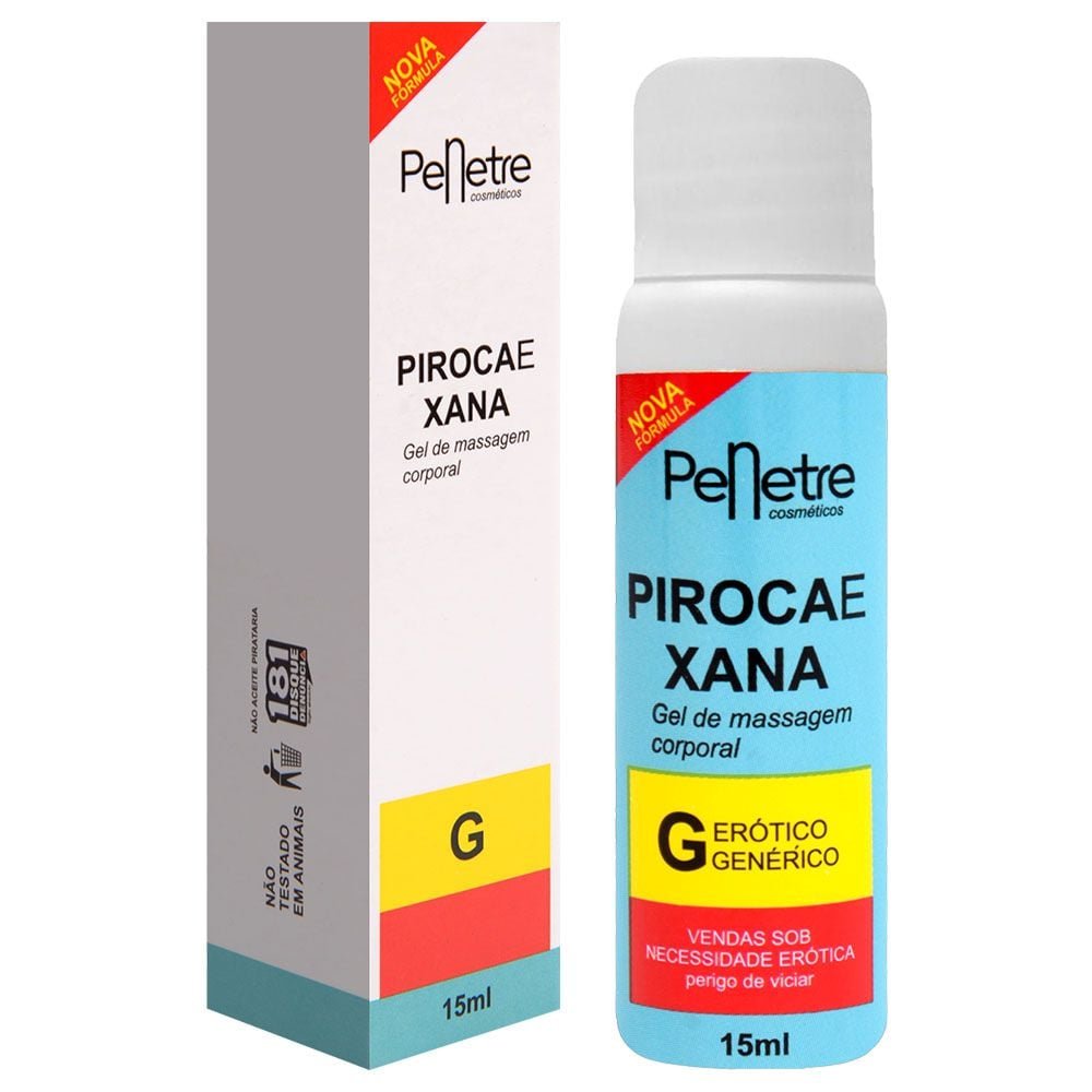 Pirocaexana Gel Beijável Sexo Oral 15ml Penetre