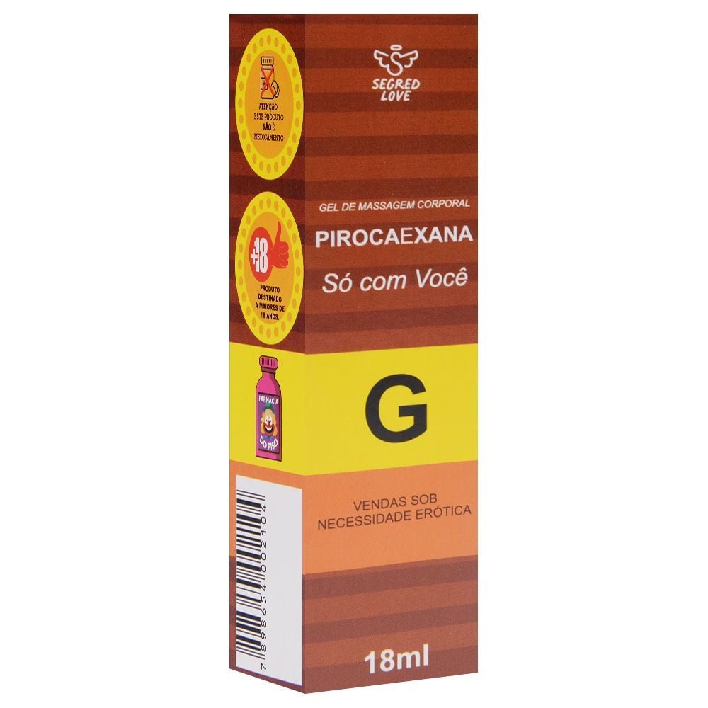 Pirocaexana Gel Ice Sexo Oral 18ml Segred Love