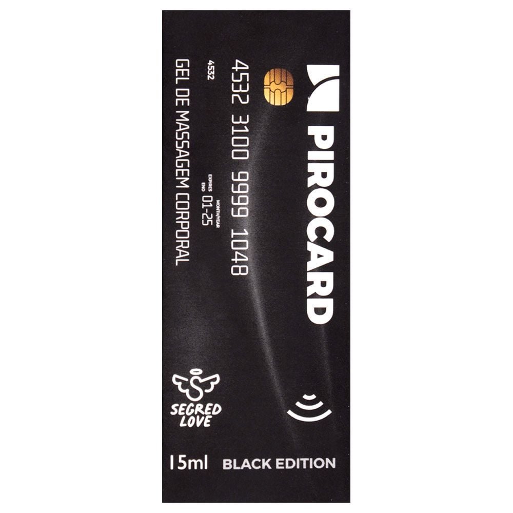 Pirocard Black Aumenta Pênis 15ml Segred Love