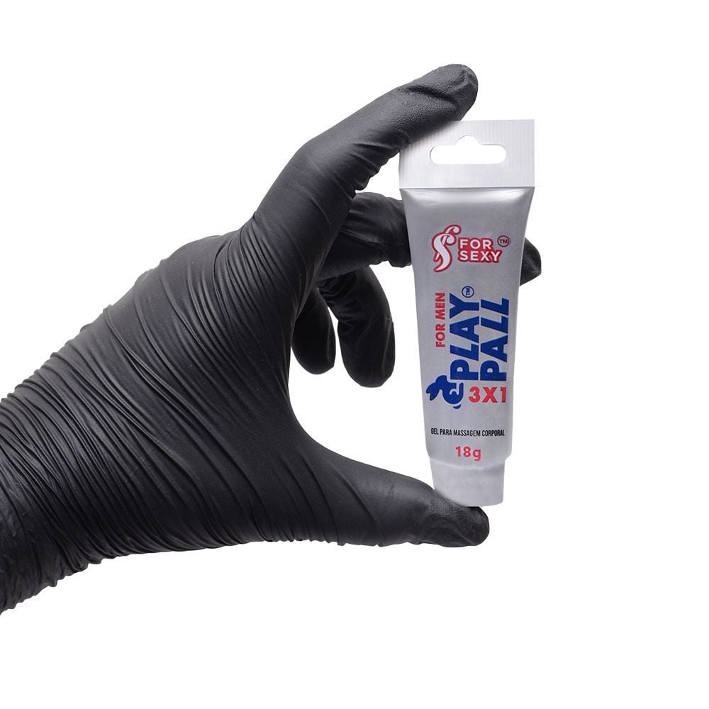 Play Pall 3x1 Gel Masculino Prolonga Ereção 18g For Sexy
