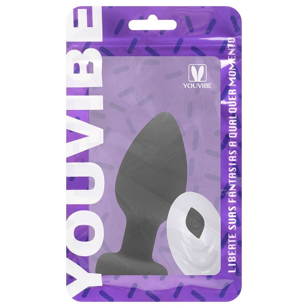Plug Anal 10 Vibrações Com Controle Youvibe Vipmix