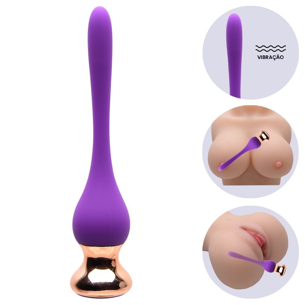 Plug Anal 10 Vibrações G-spot I-moon Vipmix