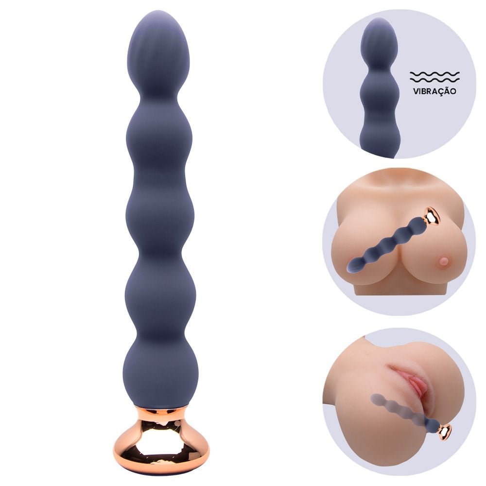 Plug Anal 10 Vibrações Kongqing I-moon Vipmix