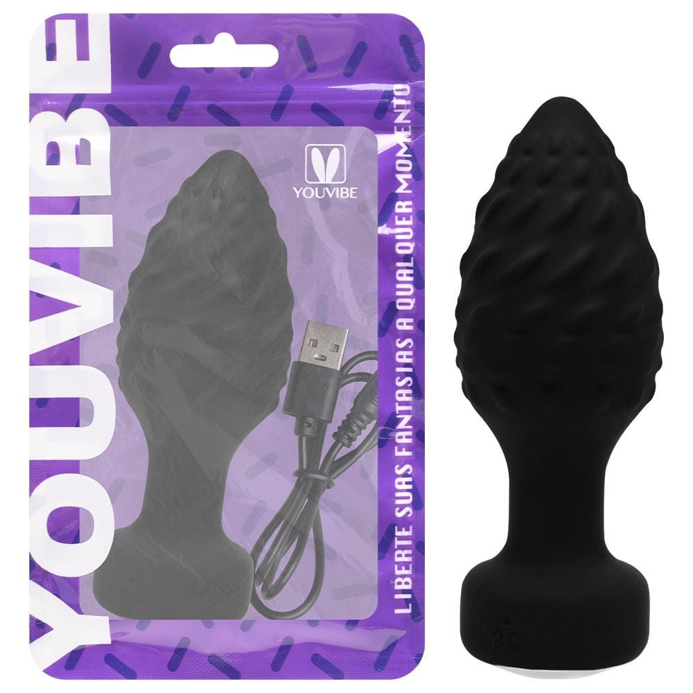 Plug Anal 10 Vibrações Via App Youvibe Vipmix