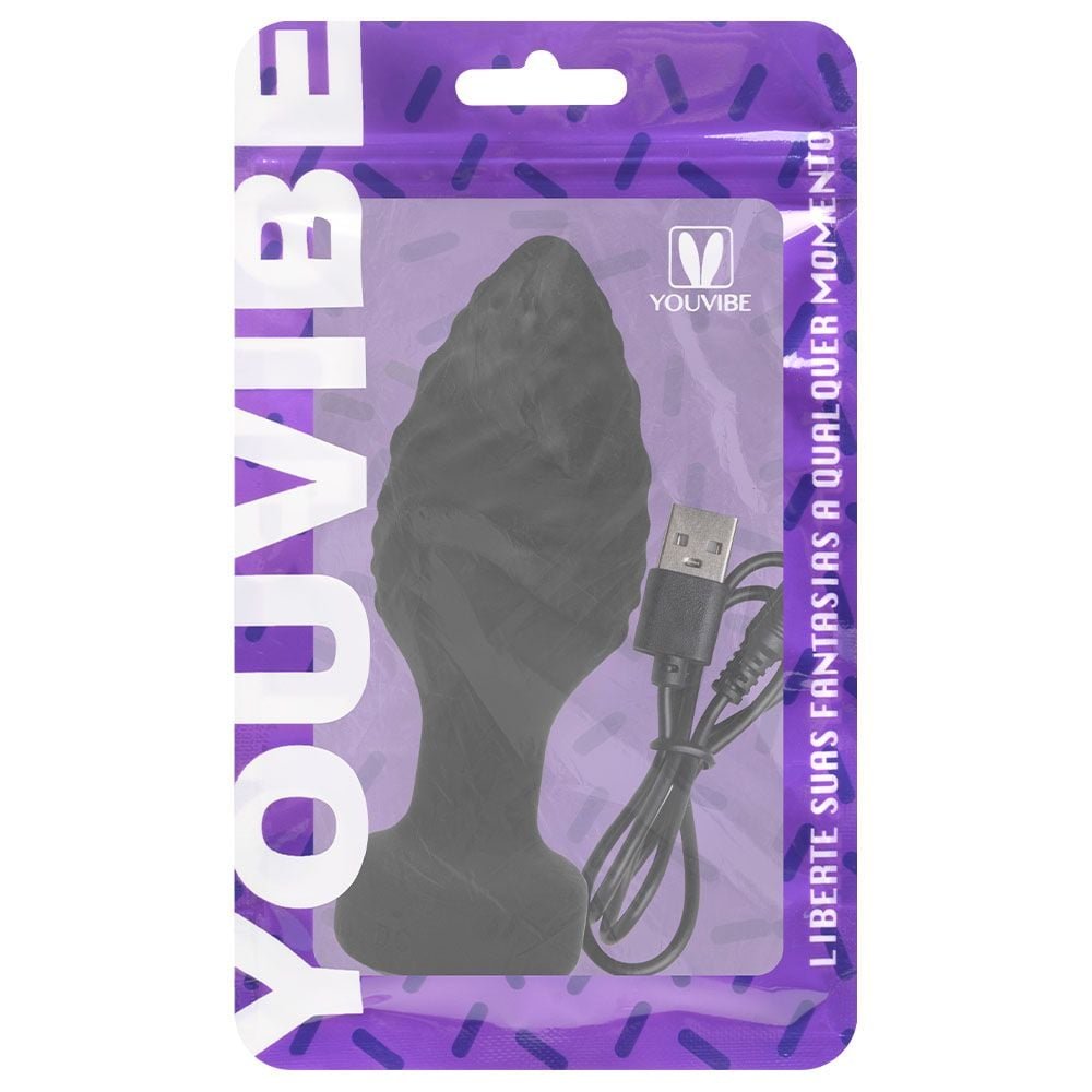 Plug Anal 10 Vibrações Via App Youvibe Vipmix