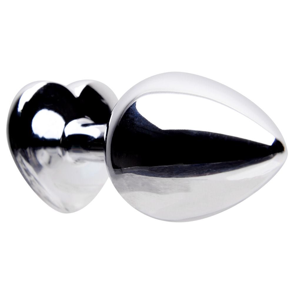 Plug Anal Aço Coração M 8 X 3,4cm Sexy Import