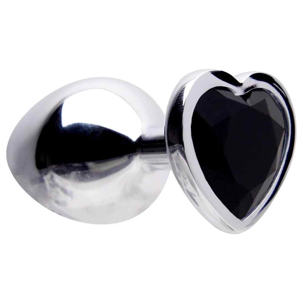 Plug Anal Aço Coração M 8 X 3,4cm Sexy Import