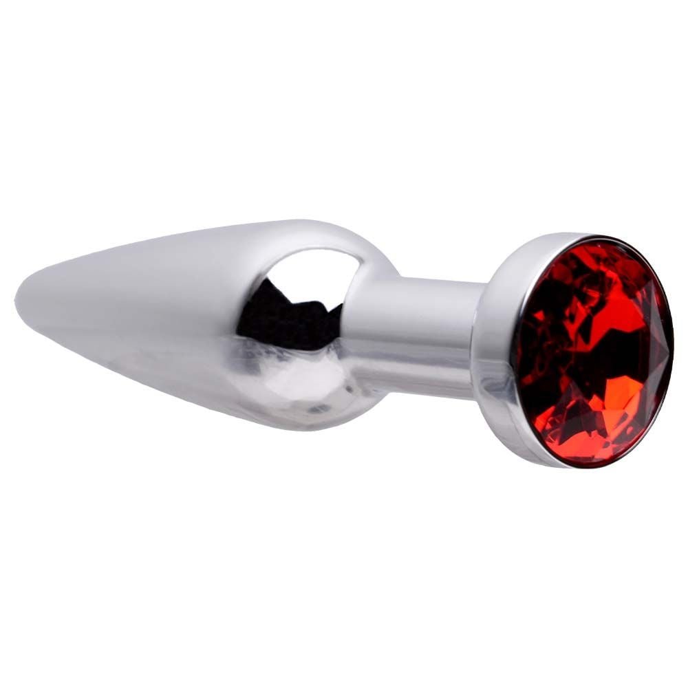 Plug Anal Aço Cristal Tamanho P Sexy Import