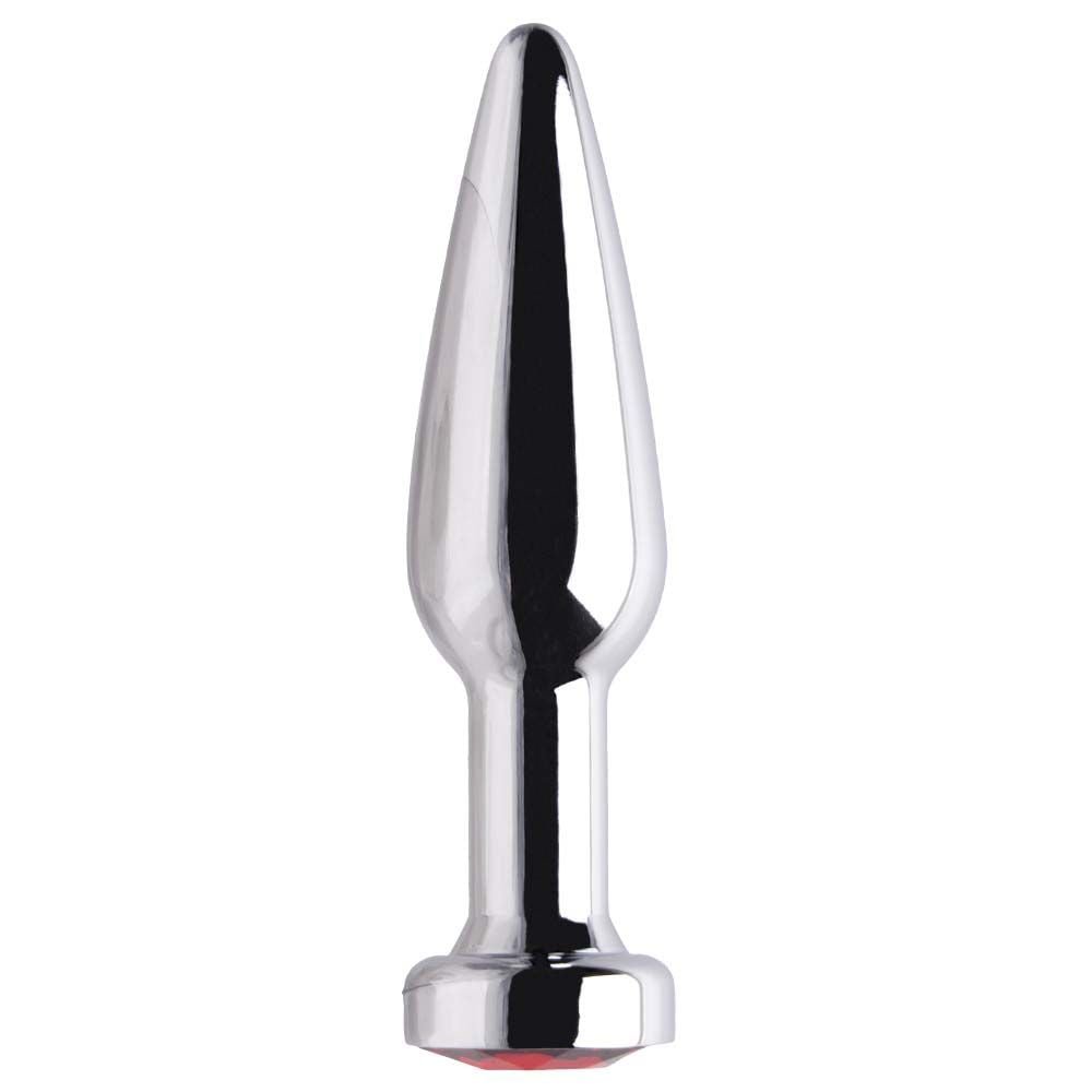 Plug Anal Aço Cristal Tamanho P Sexy Import