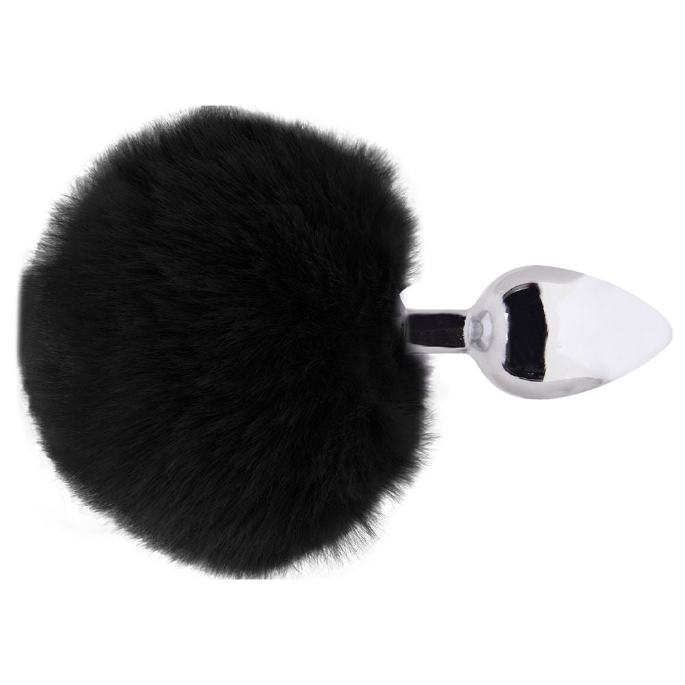 Plug Anal Aço Pompom Coelho Sexy Import