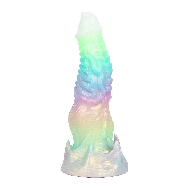 Plug Anal Alien com Vibração / Fluorescente - Controle Remoto - 23,5 x 6,3