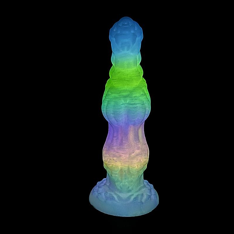 Plug Anal Alien com Vibração / Fluorescente - Controle Remoto - 24,4 x 6,8