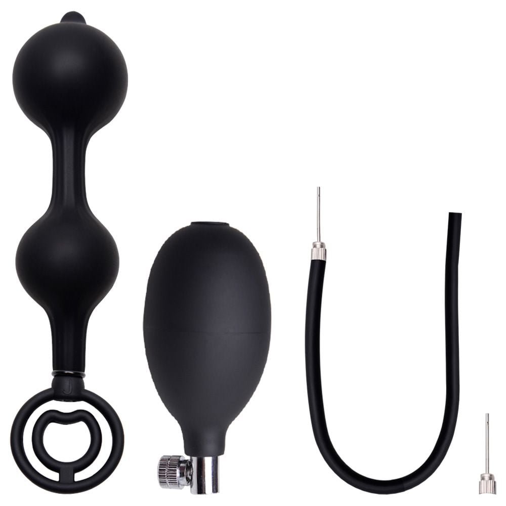 Plug Anal Anel Duplo Inflável 22,5 X 5cm Sexy Import