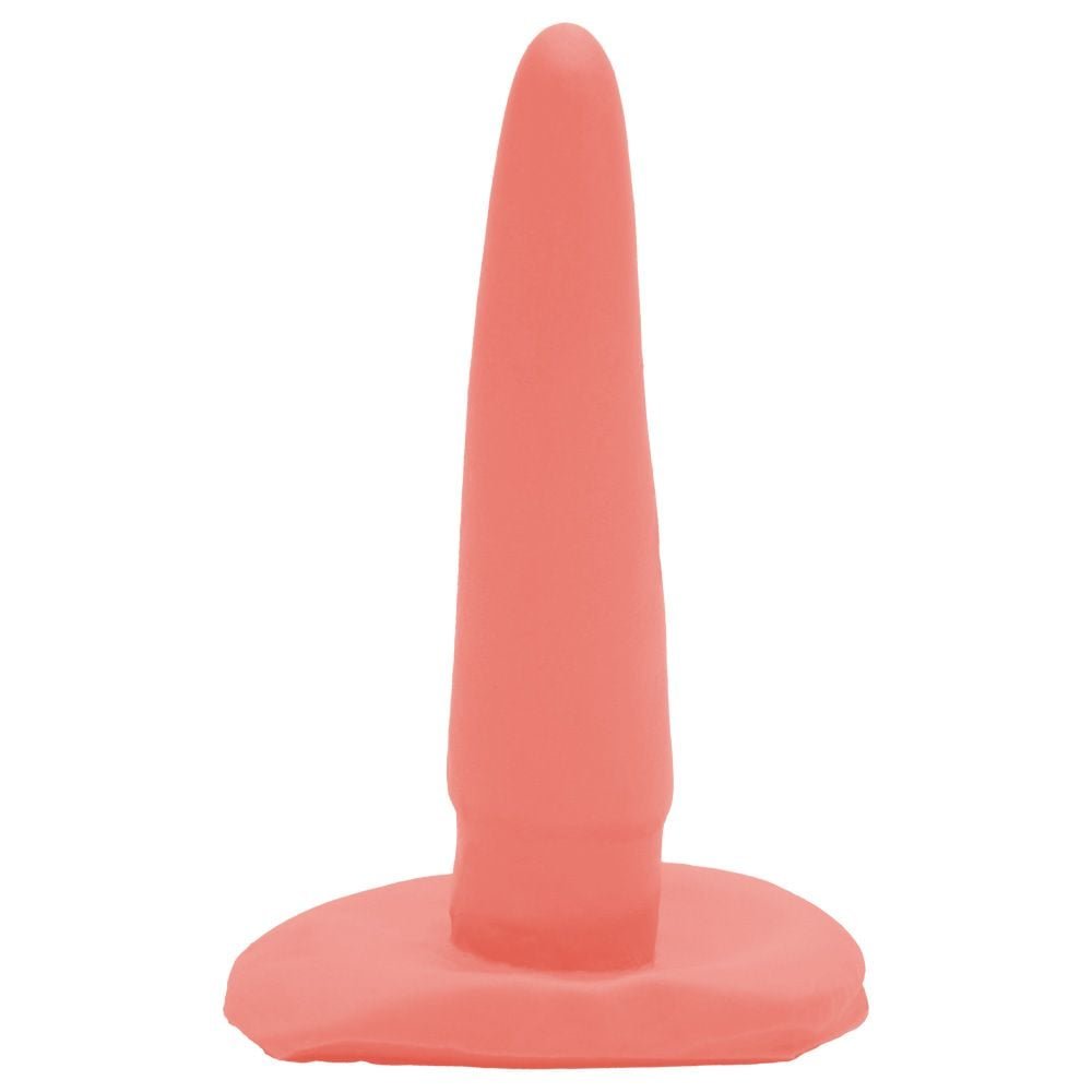 Plug Anal Borracha Maciça 11,2 X 2,5cm Prazer E Cia