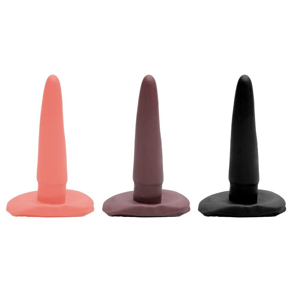Plug Anal Borracha Maciça 11,2 X 2,5cm Prazer E Cia
