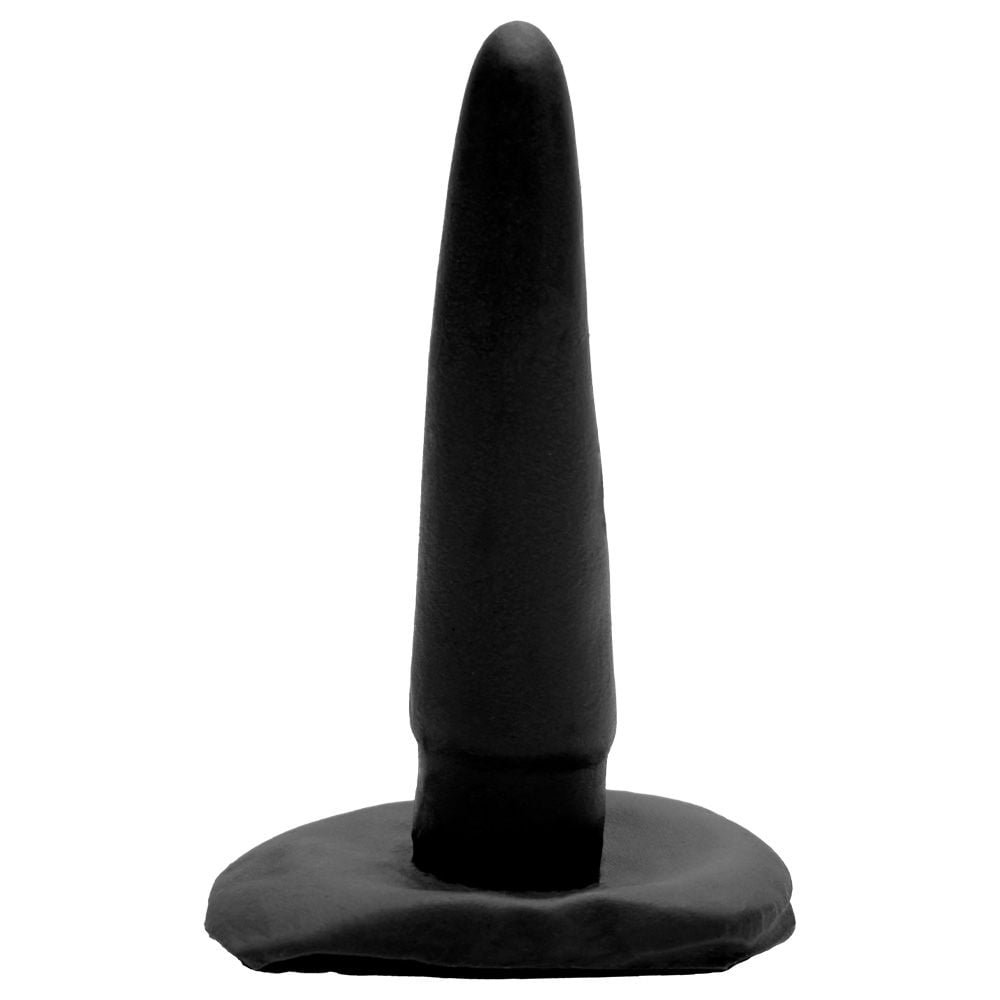 Plug Anal Borracha Maciça 11,2 X 2,5cm Prazer E Cia