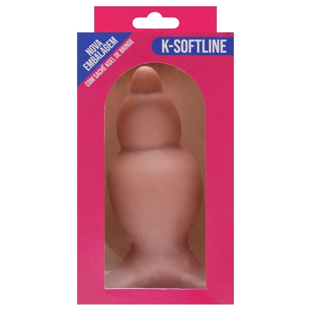 Plug Anal Borracha Maciço 11,5 X 4,8cm Kgel