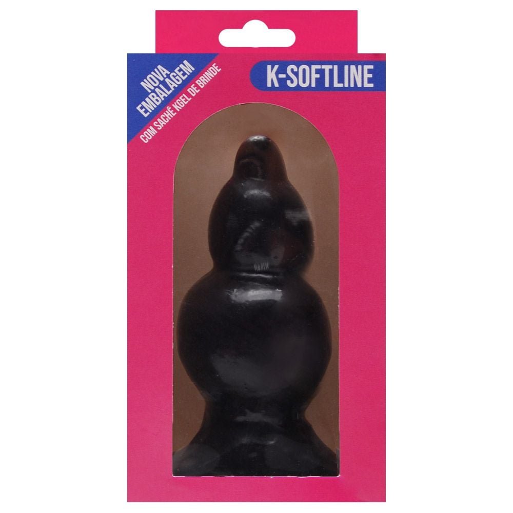 Plug Anal Borracha Maciço 11,5 X 4,8cm Kgel