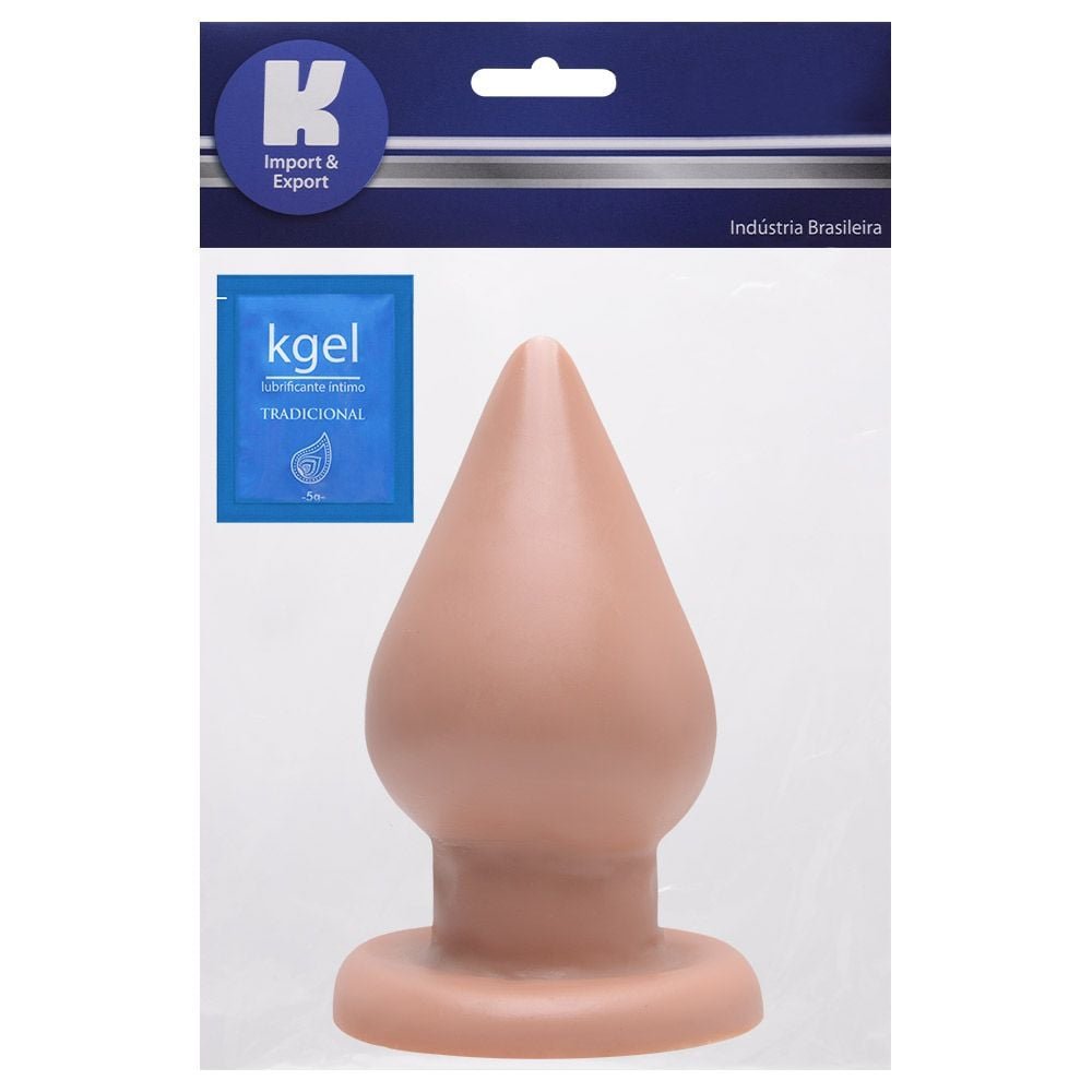 Plug Anal Borracha Maciço 17,5 X 10cm Kgel