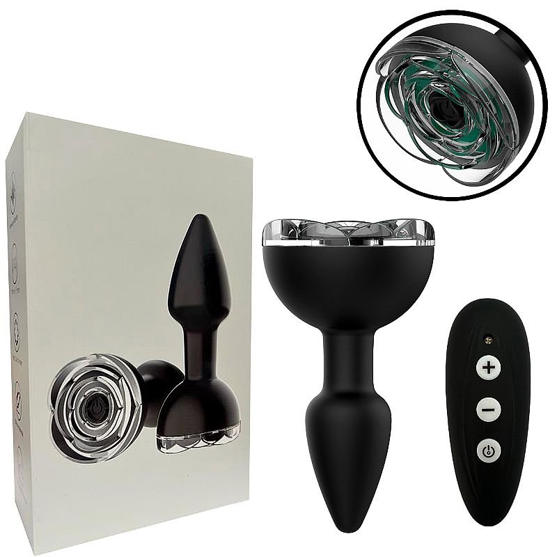 Plug Anal com Controle Remoto por Voz - 5.6 x 2.5cm