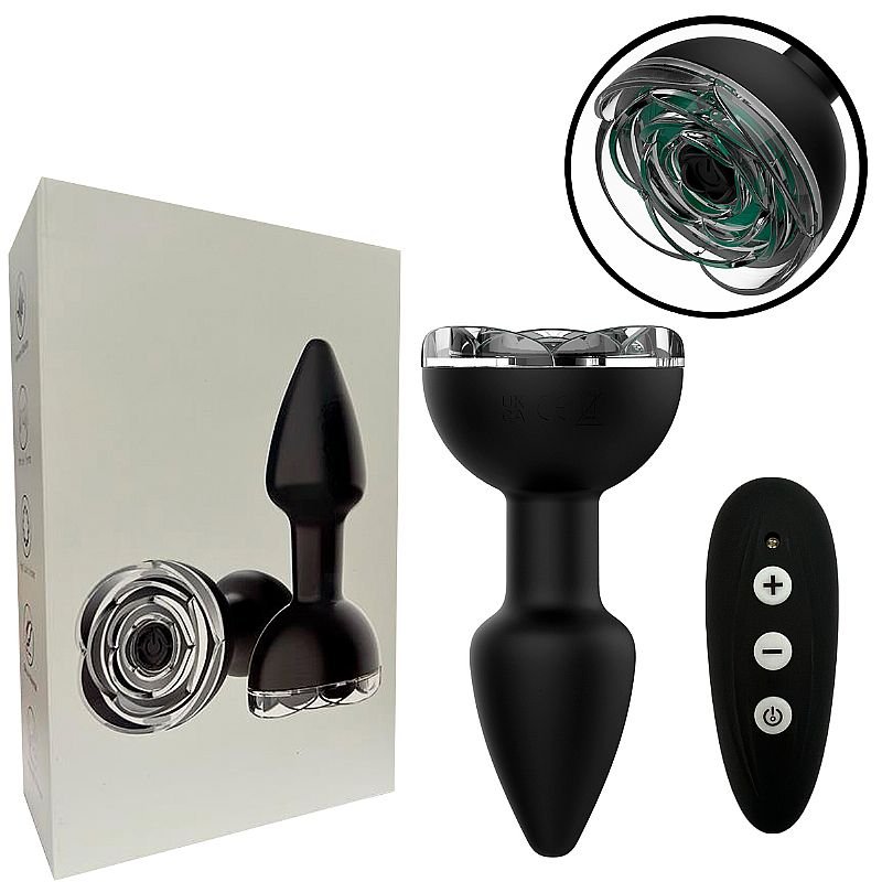 Plug Anal com Controle Remoto por Voz - 6.7 x 3.1cm