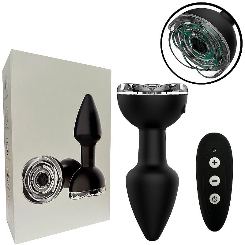 Plug Anal com Controle Remoto por Voz - 7.7 x 3.7cm