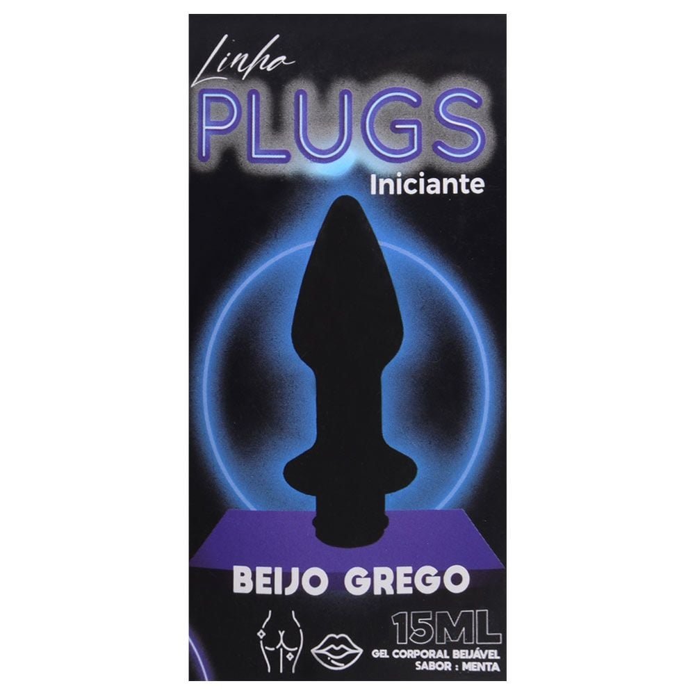 Plug Anal Com Gel Beijo Grego 15ml Garji