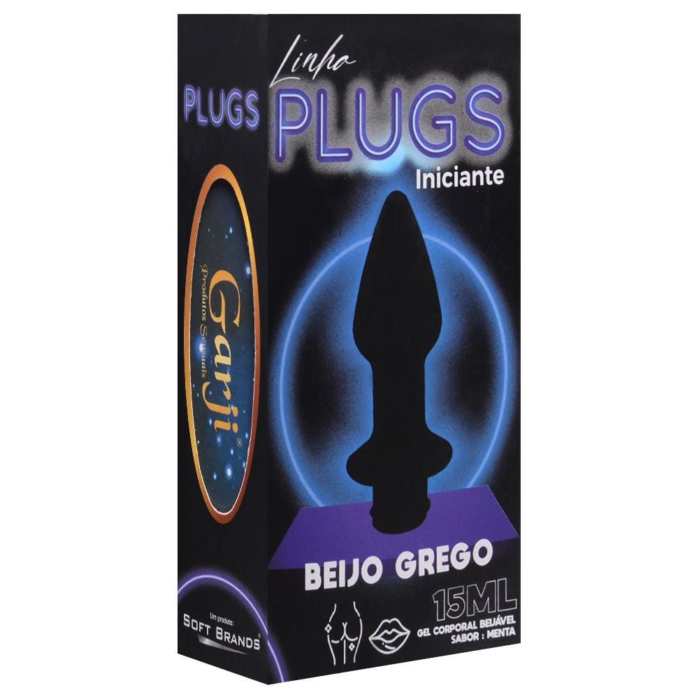 Plug Anal Com Gel Beijo Grego 15ml Garji