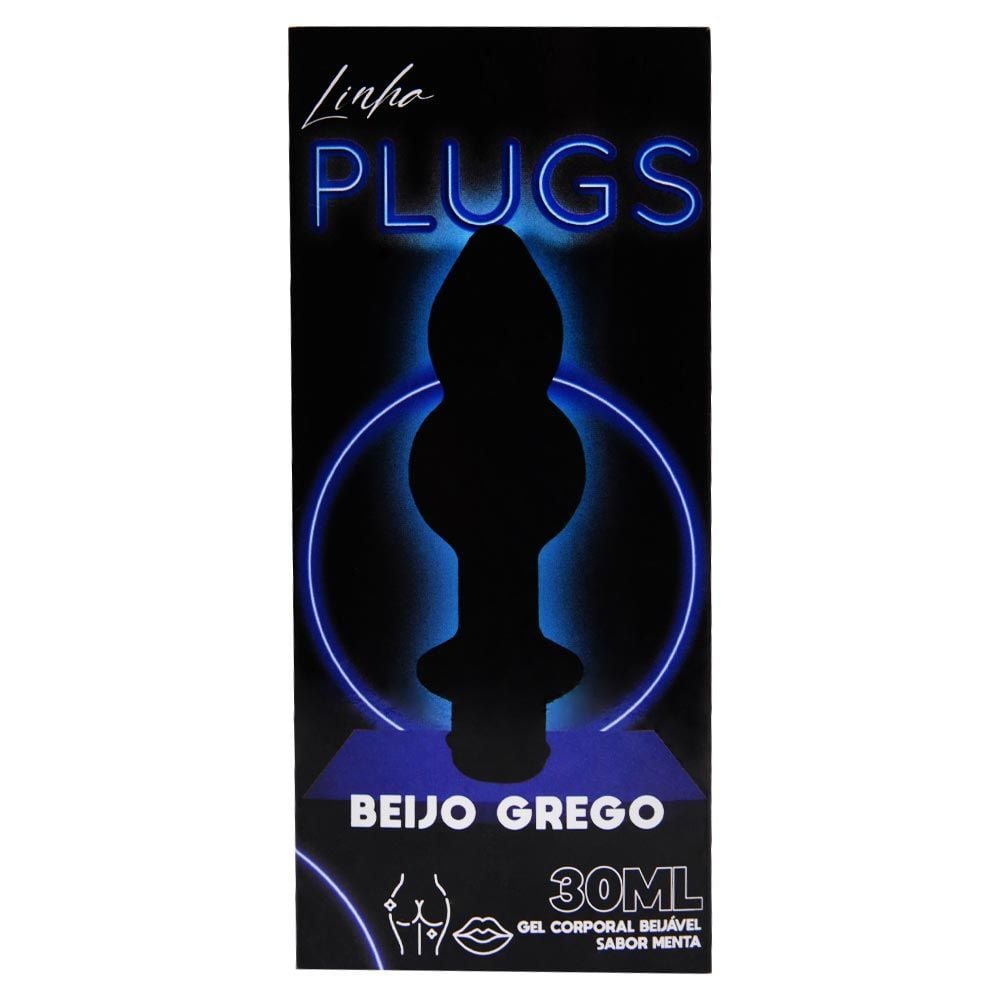 Plug Anal Com Gel Beijo Grego 30ml Garji