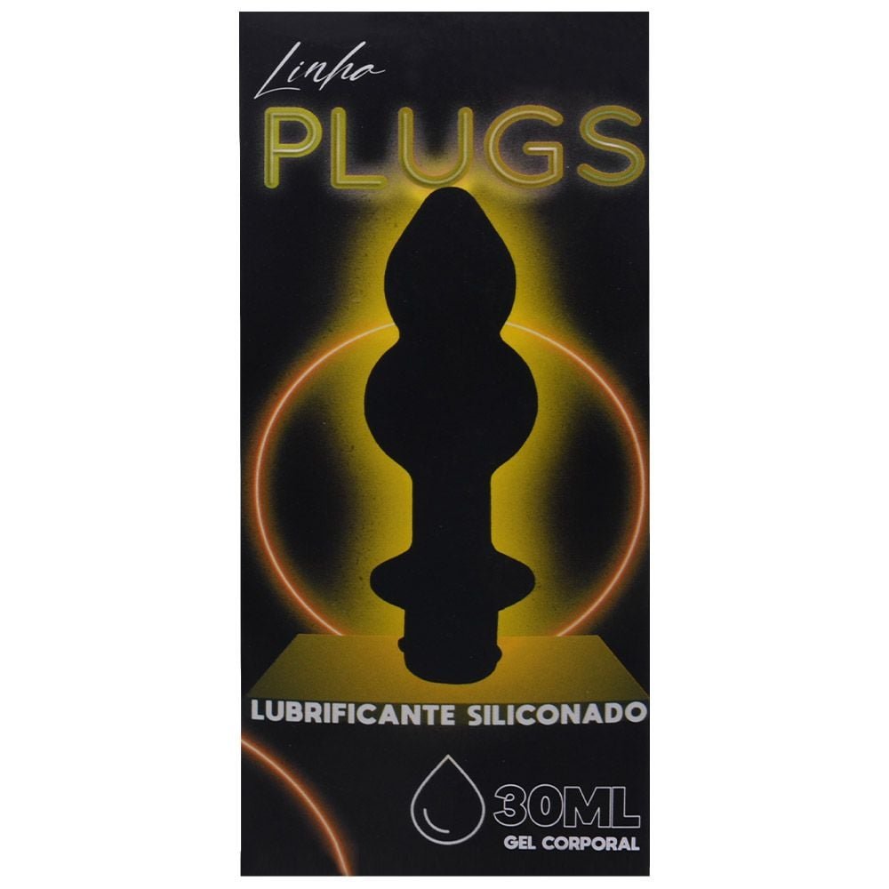 Plug Anal Com Lubrificante Siliconado 30ml Garji