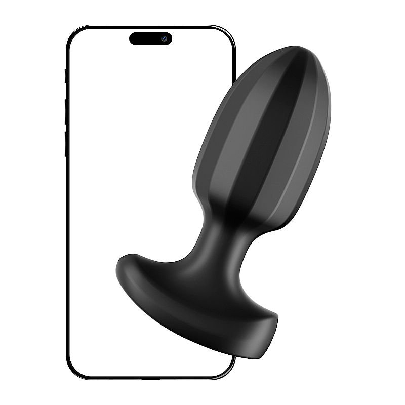 Plug Anal com Vibração - À Longa distância App - 8,5 x 3,2 - Lyra