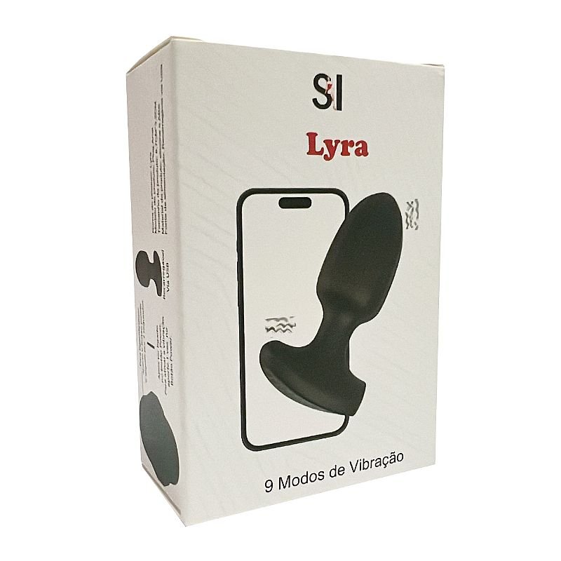 Plug Anal com Vibração - À Longa distância App - 8,5 x 3,2 - Lyra