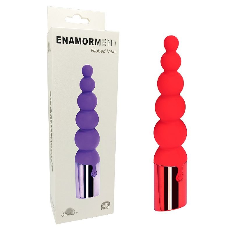 Plug Anal com vibrador - Aphrodisia - Vermelho