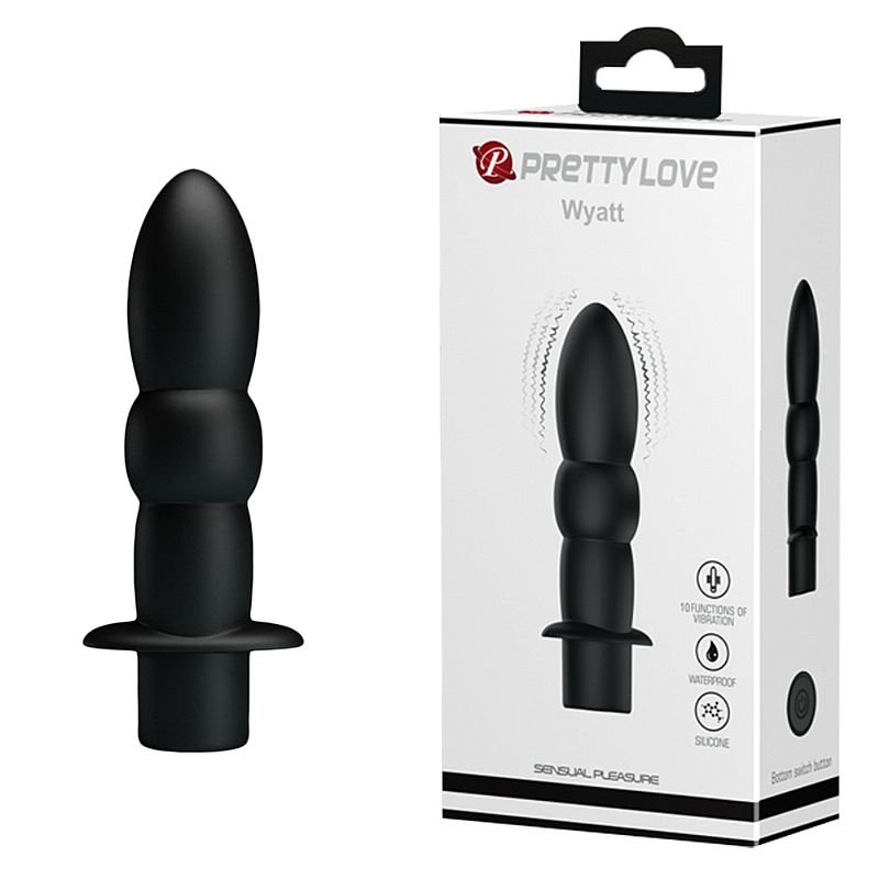 Plug Anal com Vibro Á Pilha - Wyatt - Pretty Love