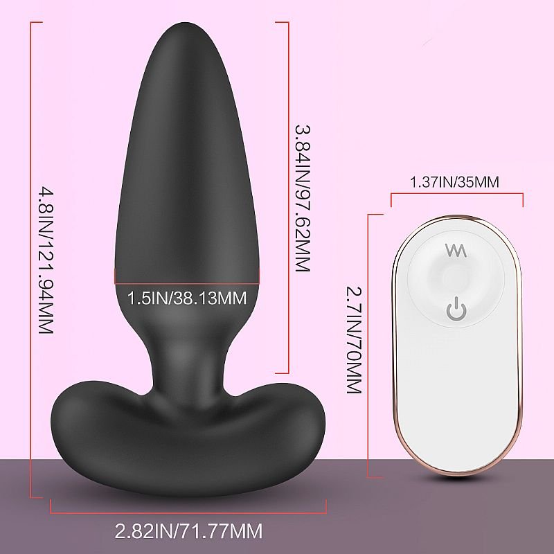 Plug Anal com Vibro - Albert-RCT - S-Hande
