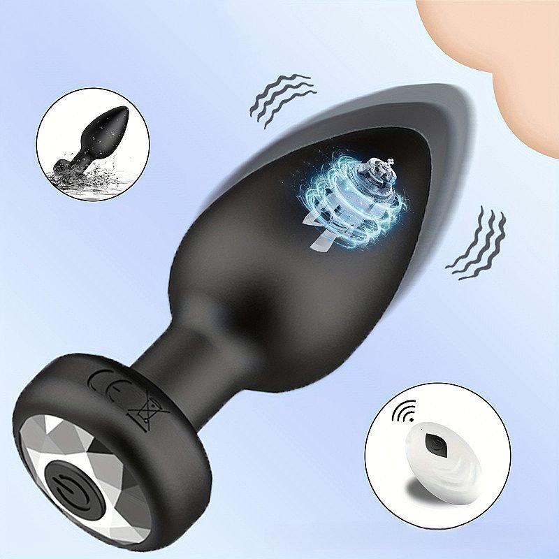 Plug Anal com Vibro / Controle Remoto