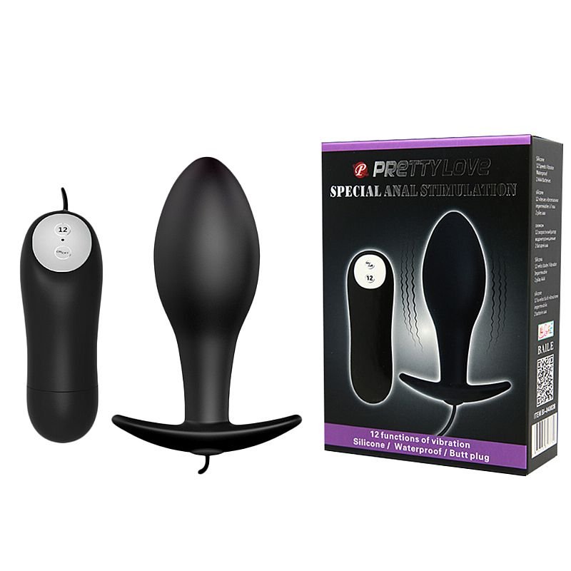 Plug Anal com Vibro Redondo - Stimulation - Pretty Love