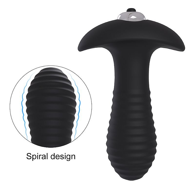 Plug Anal com Vibro- Spiral - S-Hande