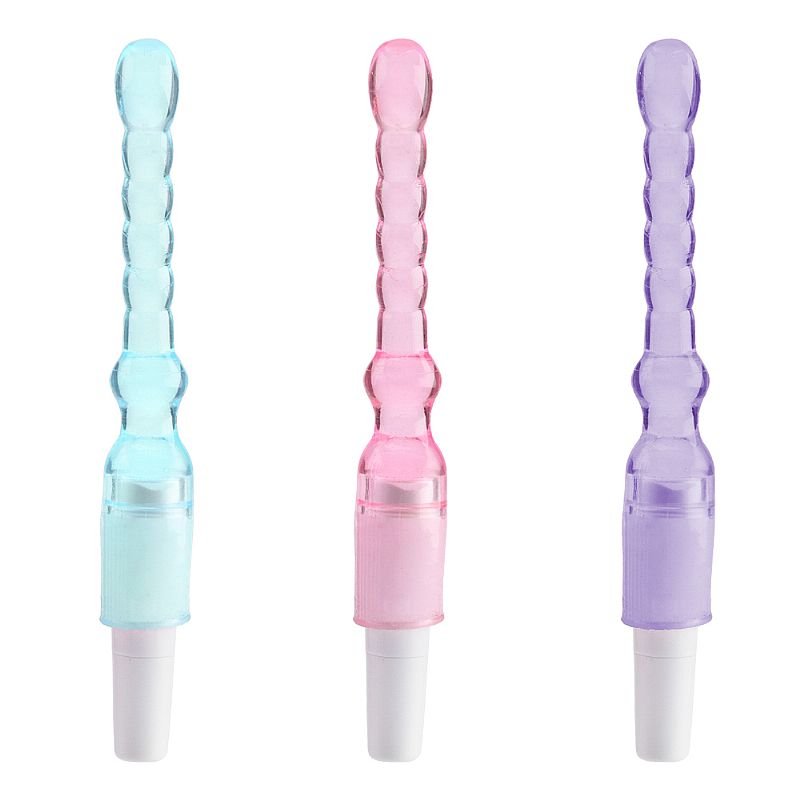 Plug Anal com Vibro Stimulator em Jelly - 17 cm - Rosa