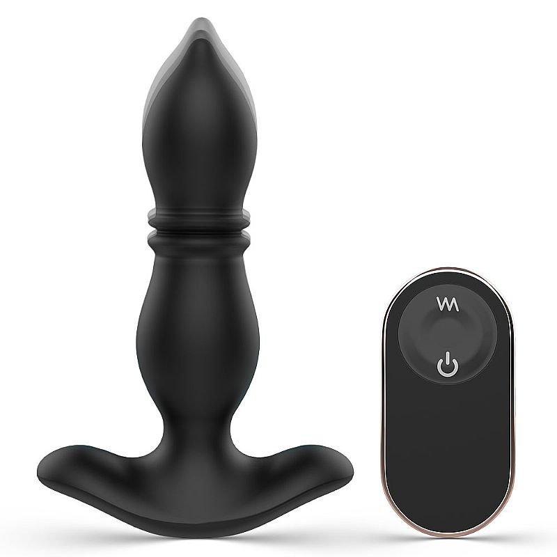 Plug Anal com Vibro - Vai e vem - Piercing Duke RCT - S-Hande