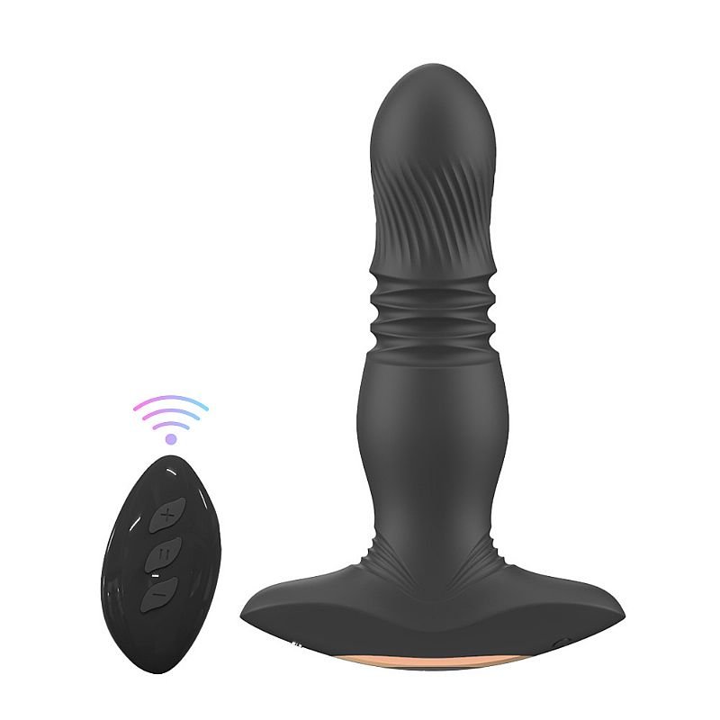 Plug Anal com Vibro - Vai e vem - Roy-RCT