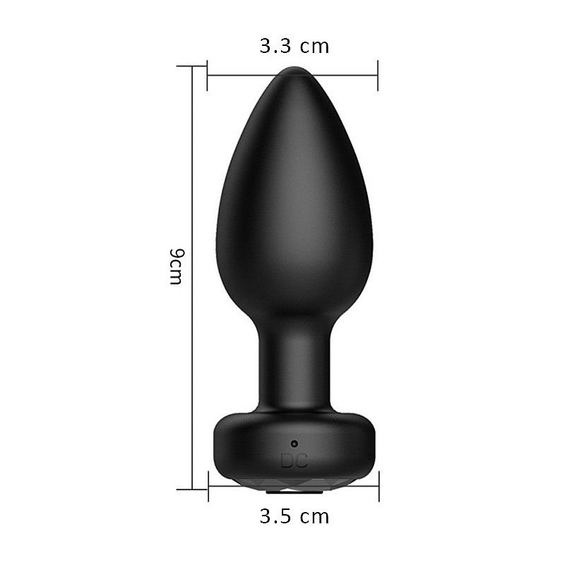 Plug Anal com Vibro - Via APP À Longa Distância - Aiko