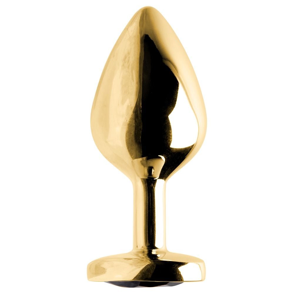 Plug Anal Coração Aço Dourado M Sexy Import